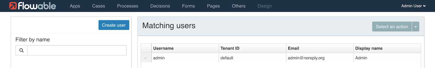 130 design user management