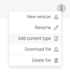 210I document upload add content type