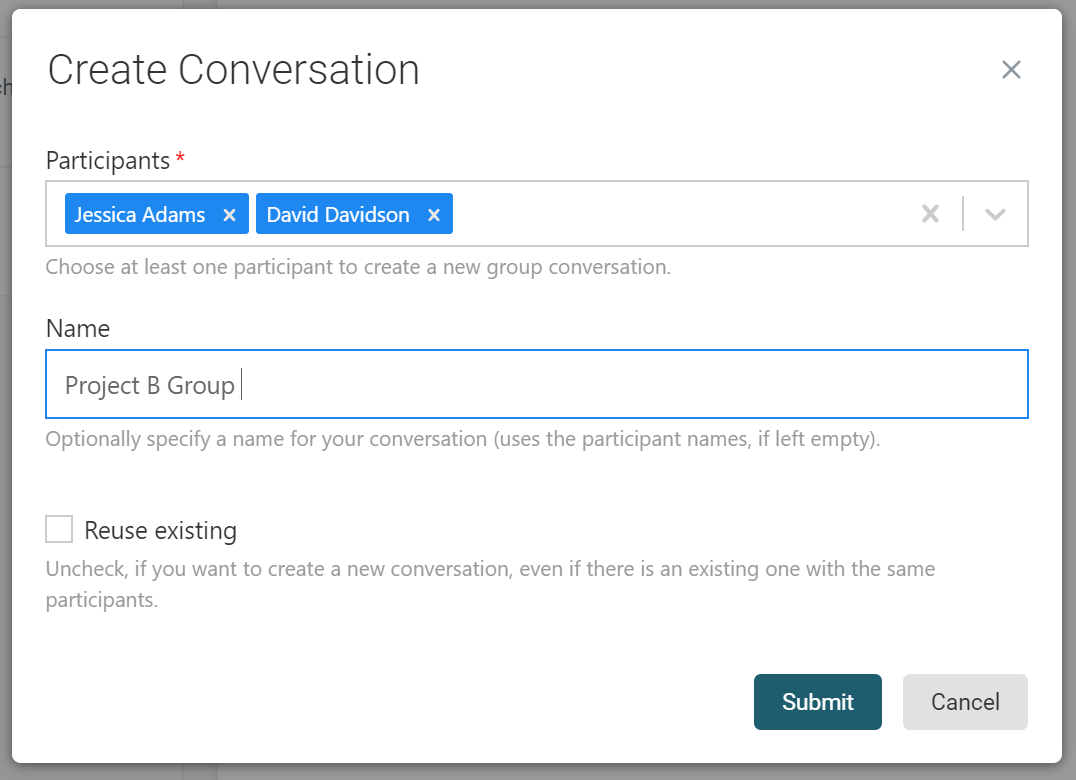 312 new group message