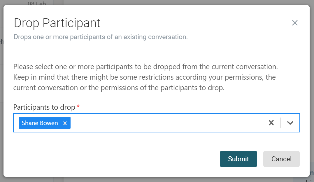 323 remove user dialog
