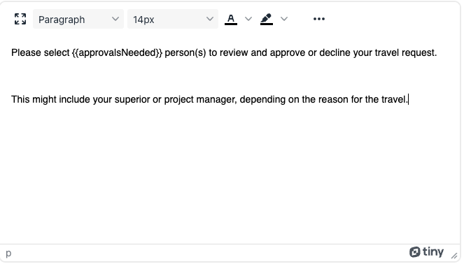 46 select approver content