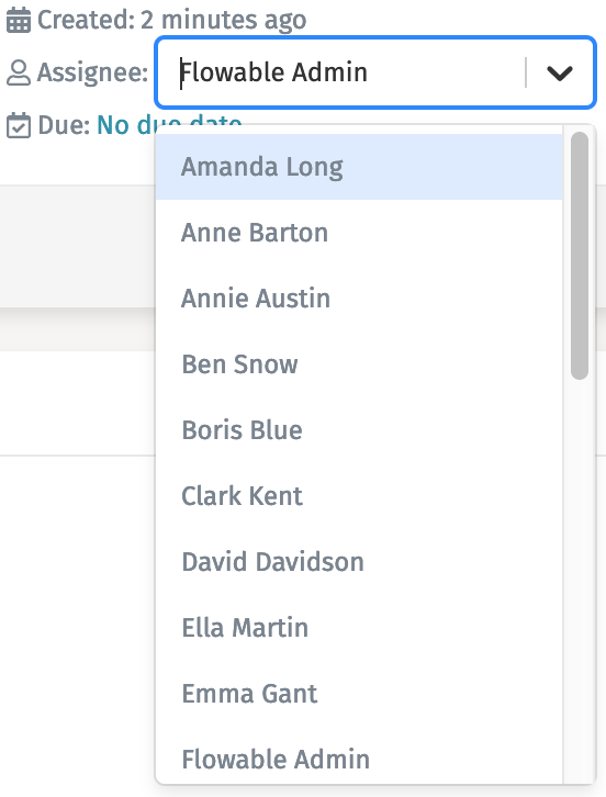 52 tasks details header asignee selection