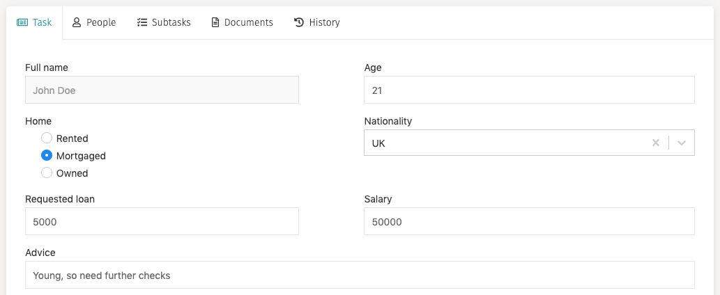 52 tasks details task