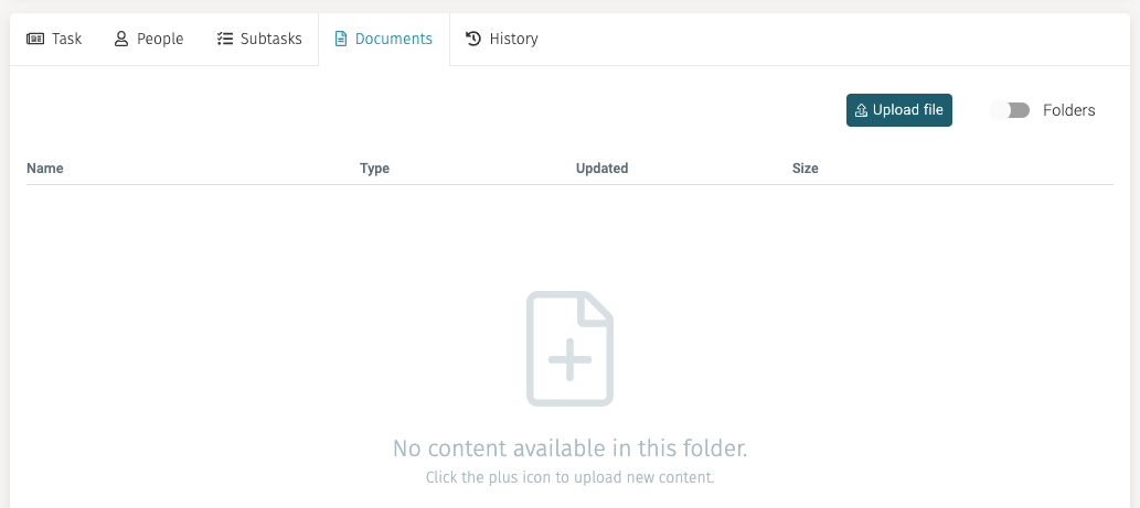 52 tasks tabs documents empty