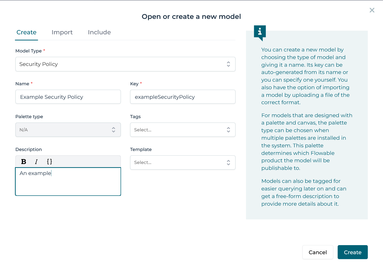 835a create security policy