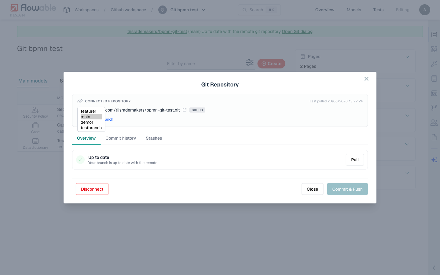 Branch selector