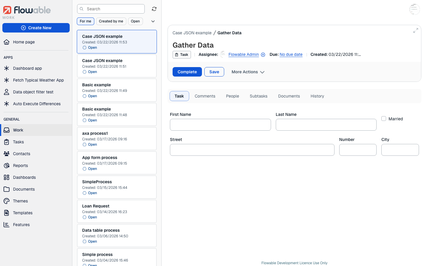 Init Variables Json Example Gather Data