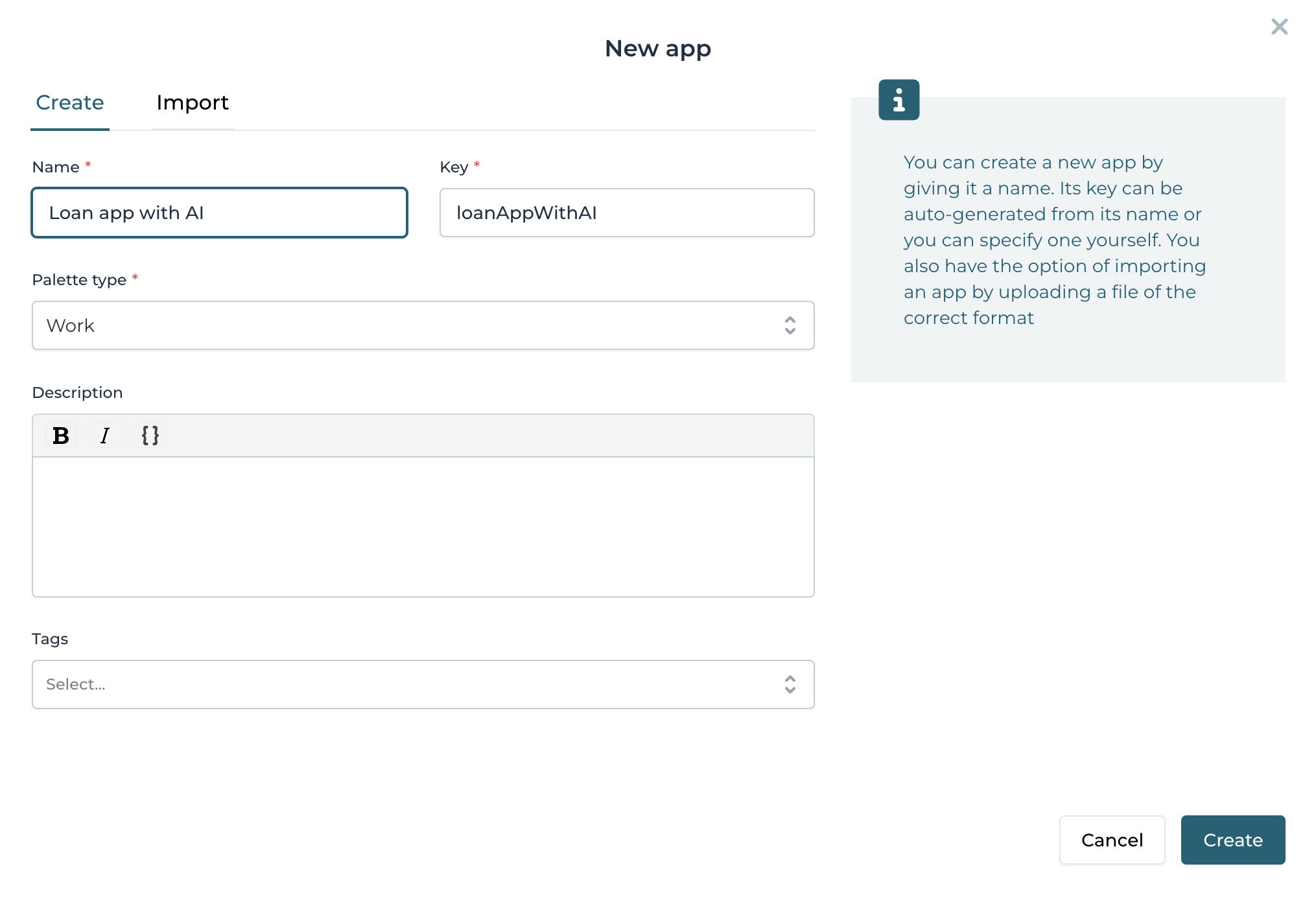 Orchestrator agent example - Create App