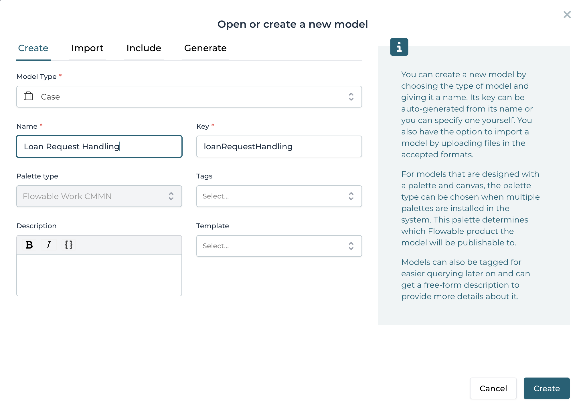 Orchestrator agent example - Create Case Model