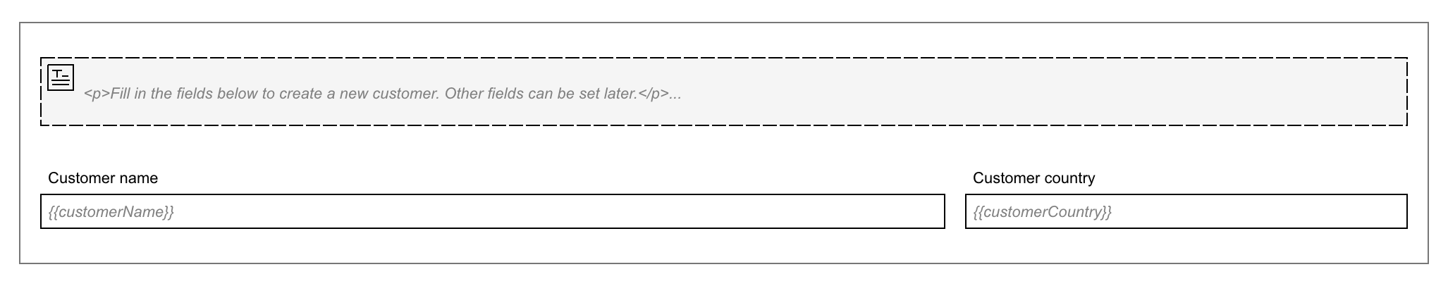 Data Object CMMN Example
