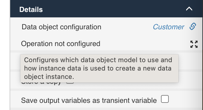 Data Object CMMN Example