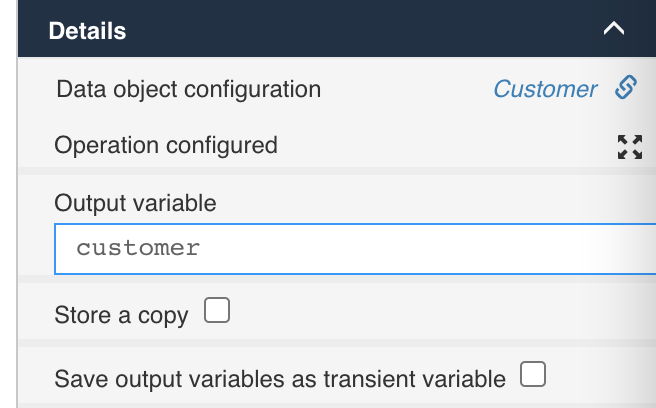 Data Object CMMN Example