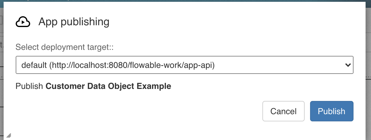 Data Object CMMN Example