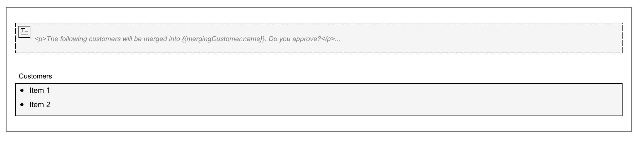 Data Object CMMN Example
