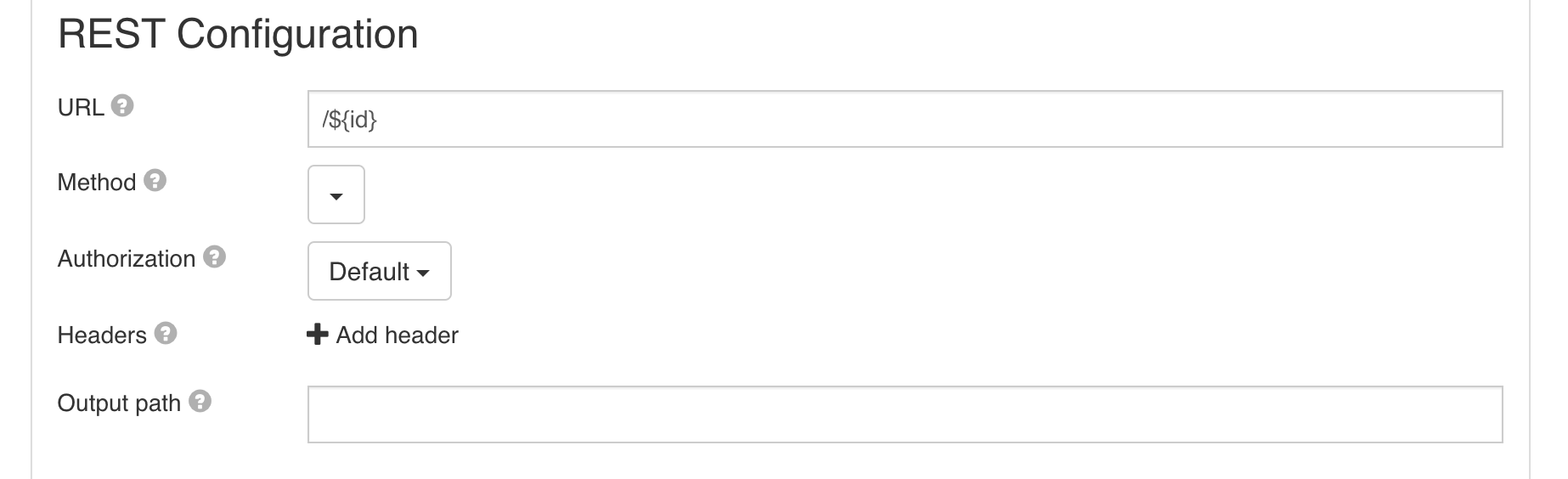 Data object REST data source