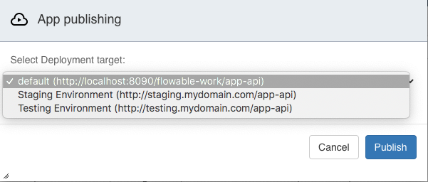 Design Publish Multiple Environments