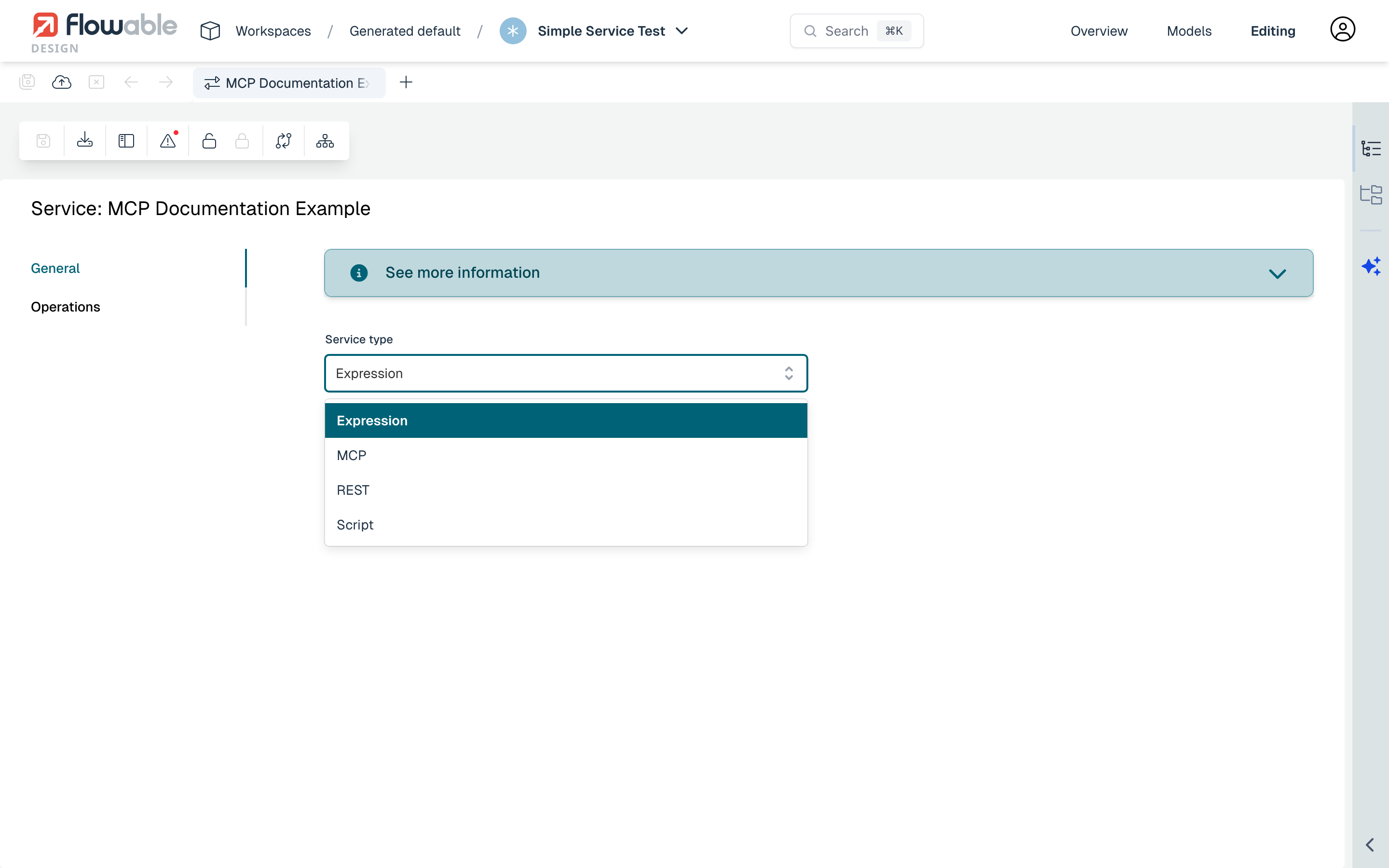 MCP Service Type Selection
