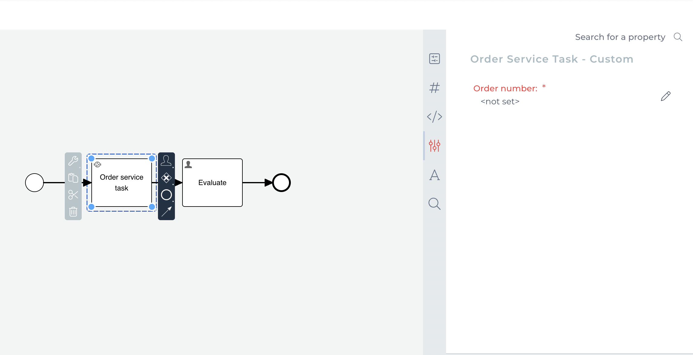 Fill-in custom property