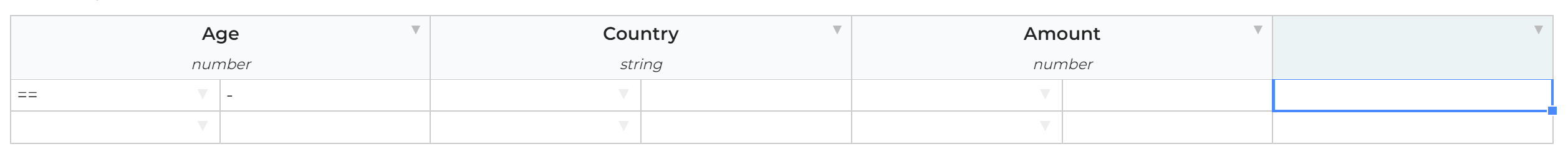 create decision input