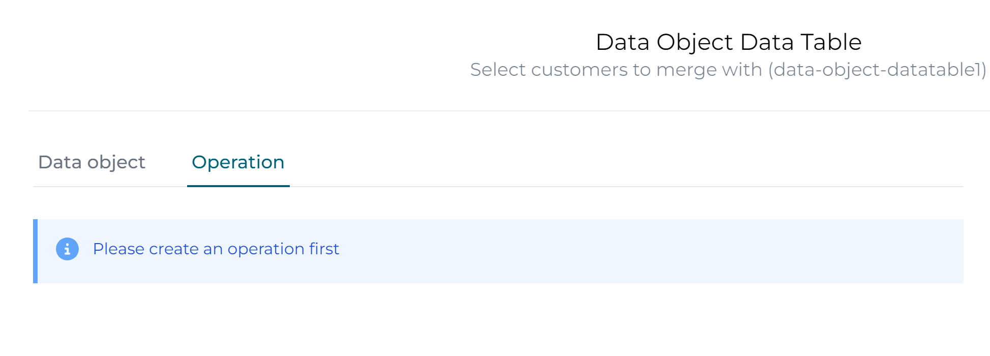 Data Object CMMN Example