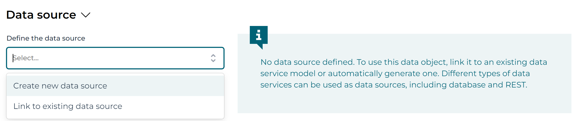 Data object data source
