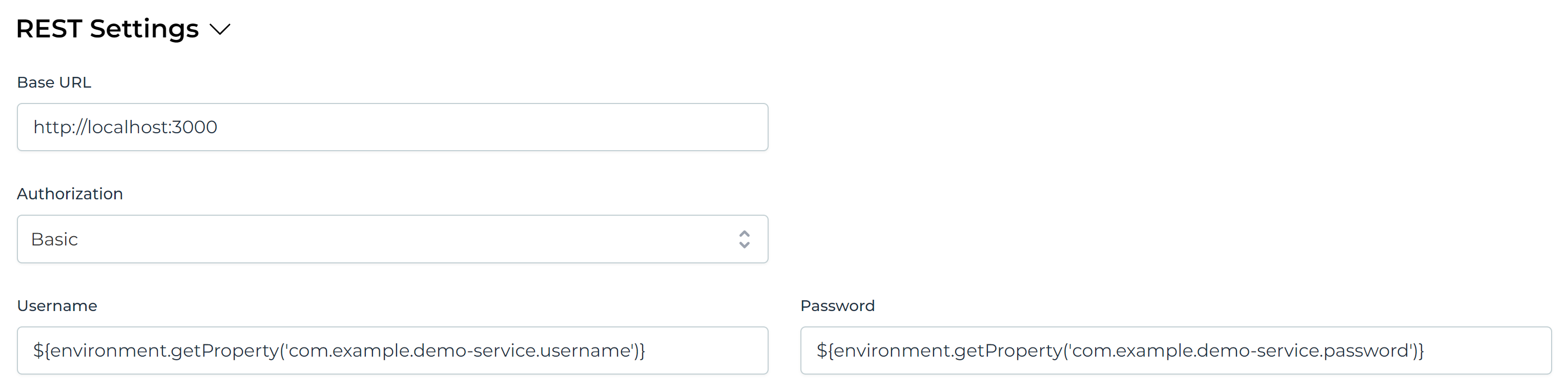 Rest Service Definition Basic Authorization