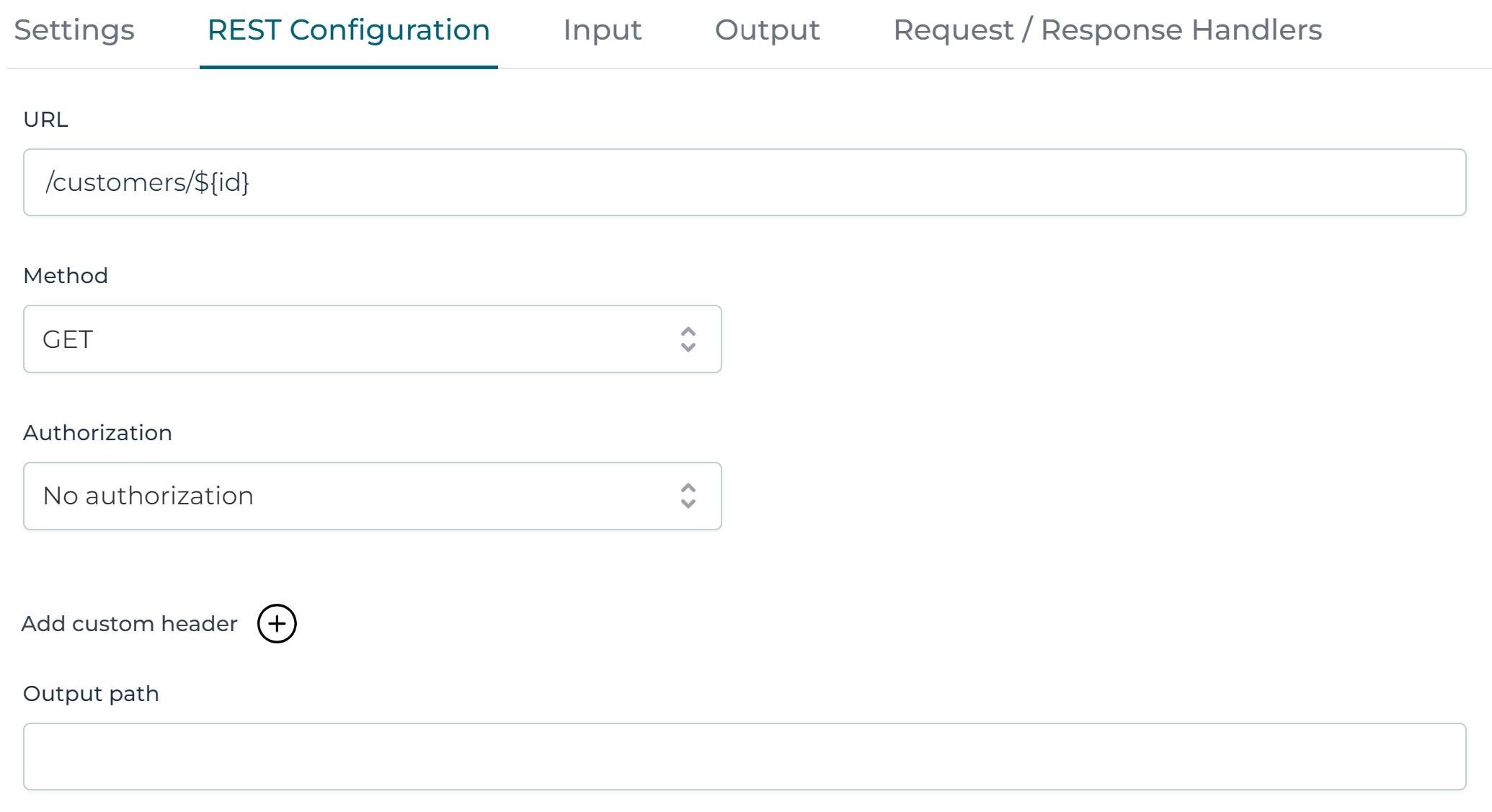 REST Service Registry for Customer Retrieval